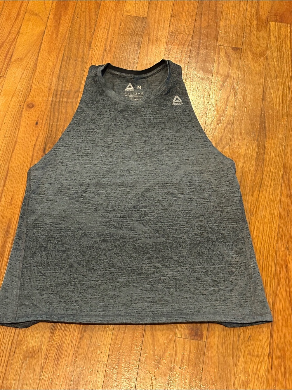 Reebok Men’s Gray Athletic Muscle Tank Top M